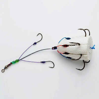 Picture of Tol Vasa Floating Fish Hook (08 Hooks) For Fishing 02 Set-MULTICOLOR