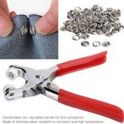 Picture of Five-Prong Snap Button Installation Pliers & Tool Kit-Multicolor