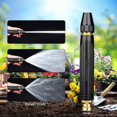 Picture of High-Pressure Adjustable Copper Car Wash & Garden Spray Nozzle-Multicolor