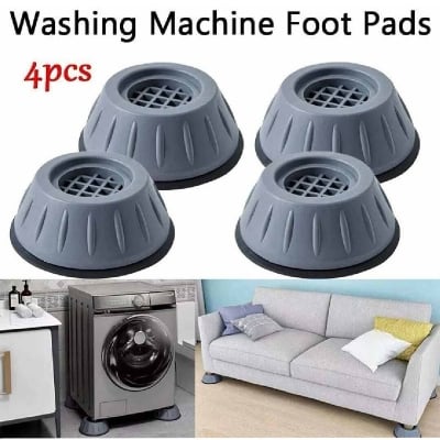 Picture of Anti-Vibration Rubber Feet Pads for Washing Machine & Refrigerator - 4 Pcs 3 kg