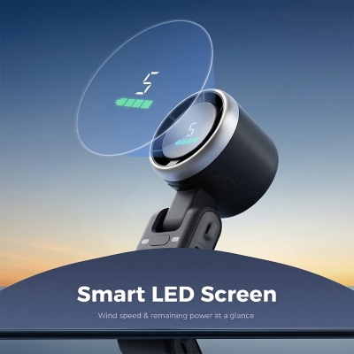 Picture of 5-Speed Handheld Turbo Fan with Up to 12-Hour Runtime-Black