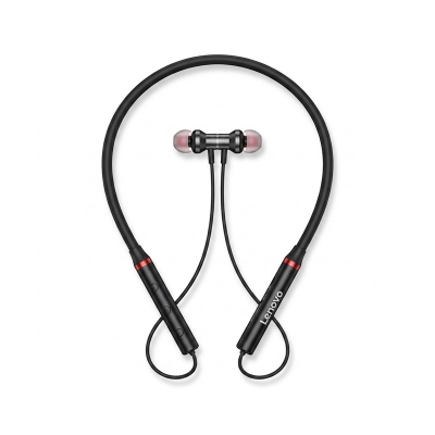 Picture of Lenovo HE05X Bluetooth 5.0 Wireless Neckband Earphones-Black