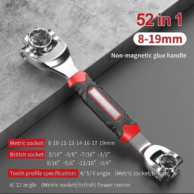 Picture of 8-in-1 Universal Socket Wrench-Multicolor