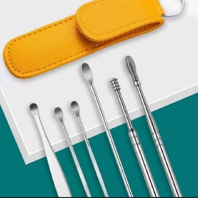 Picture of 6-Piece Stainless Steel Ear Pick Cleaner Set with Case