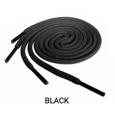 Picture of Round Black Shoelaces / Bootlaces-Black