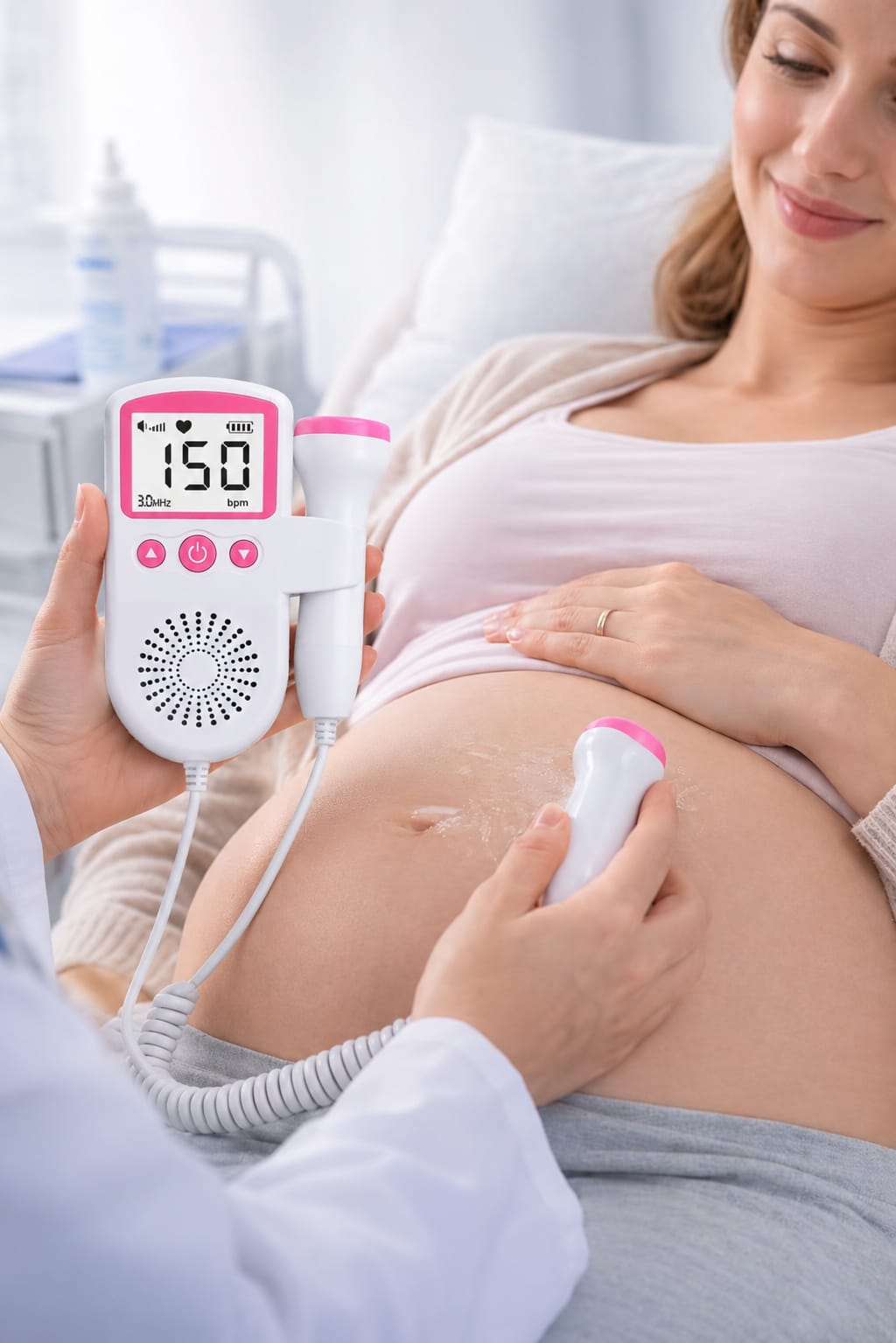 Picture of JSL-T501 Fetal Doppler Advanced Digital Fetal Heartbeat Monitor