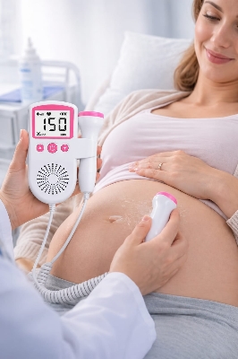 Picture of JSL-T501 Fetal Doppler Advanced Digital Fetal Heartbeat Monitor