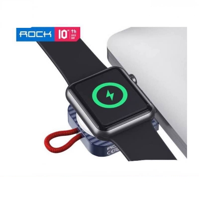 Picture of Rock Apple watch Series 7 6 se 5 4 32 Magnetic Wireless Charger/iWatch USB Charger Dock/2.5W Fast Charging-Blue