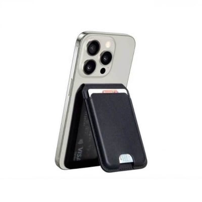 Picture of WiWU Mag Wallet Pro MW-003 PU Leather Card Holder and Stand-Blue