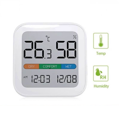 Picture of Xiaomi MIIIW Comfort Temperature and Humidity Clock S210-White