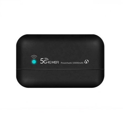 Picture of PW100 4G power bank Mobile Wi-Fi hotspot 4G pocket wifi 10000mAh battery cat 4 router-Black