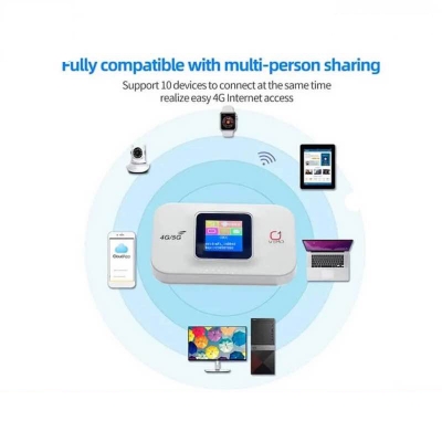 Picture of Olax vemo E5783 Plus 4G/5G Pocket Wifi Router 300mbps-White