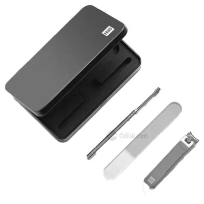 Picture of Huohou No Splash Nail Clippers Set with Metal Case-Black