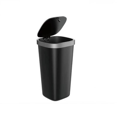 Picture of WiWU Ergonomic Spring Cover Design Trash Can-Black
