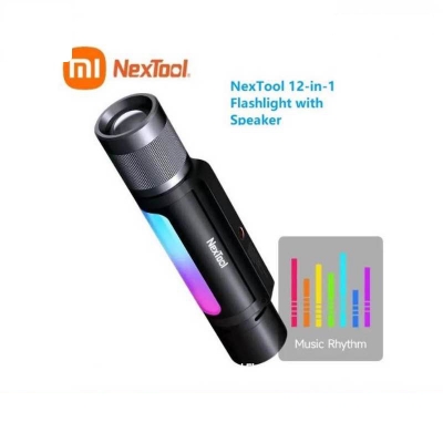 Picture of NexTool Outdoor 12 in 1 Thunder Music Flashlight 900lms-Black