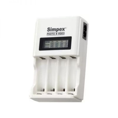 Picture of SIMPEX 333 Camera Battery Charger (LCD)-White
