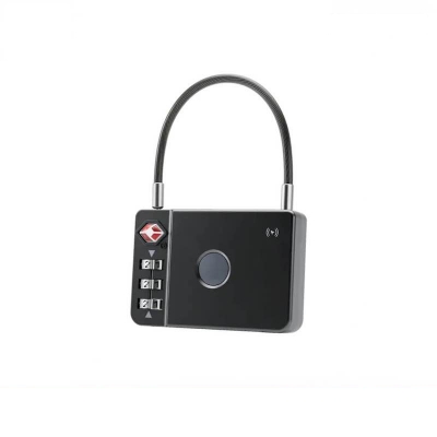 Picture of MiLi MiLock TSA Luggage Lock With Built-in MiTag Apple Tracker-Black