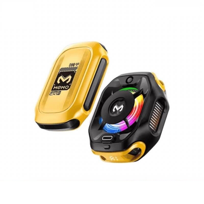 Picture of MEMO CX12 Mobile Phone Cooler Radiator with Digital Display and Battery-Yellow