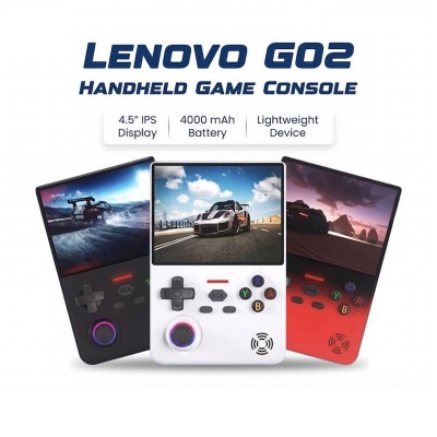 Picture of Lenovo G02 Handheld Game Console Linux Retro Video Games Player 4000mAh Support Many Classic Games With 60Hz Amoled Quality IPS Screen-Black