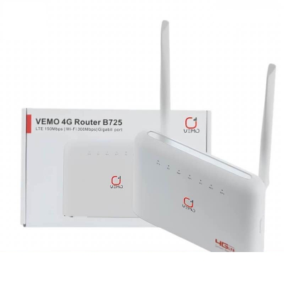 Picture of VEMO B725 CPE 4G Wi-Fi Router with Sim Card Slot-White