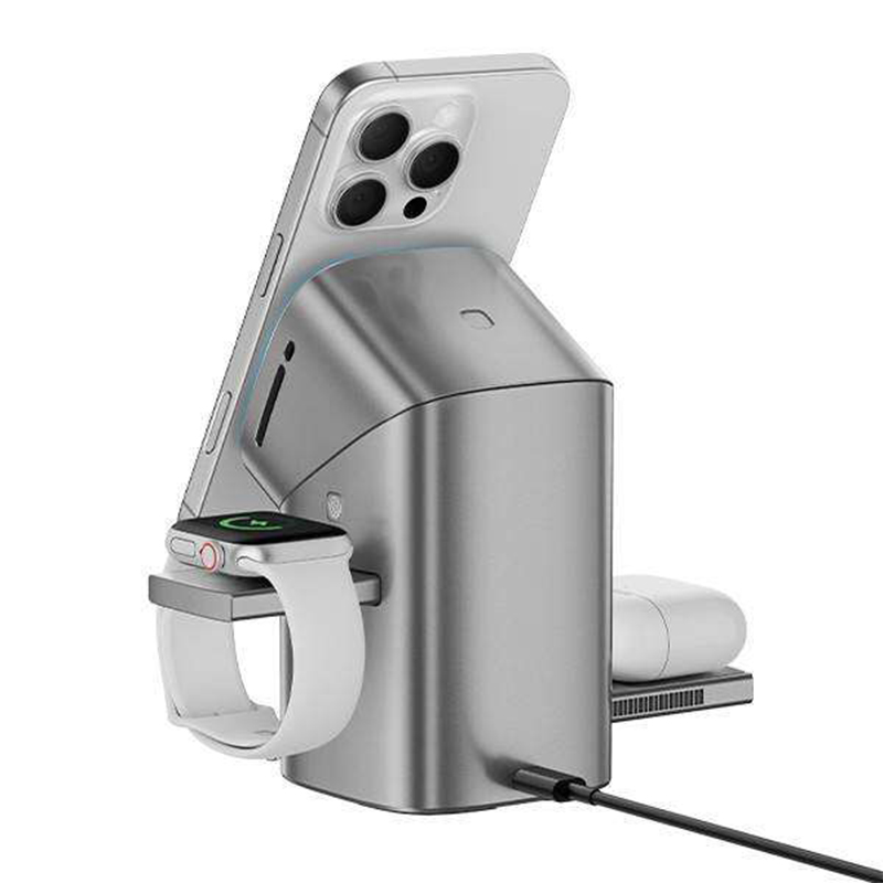 Picture of Maxco Mw15 Geometry Ii Qi2 Magnetic Wireless Charger-White