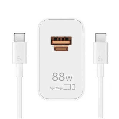 Picture of HUAWEI 88W SUPERPOWER Type C To Type C WALL CHARGER-White