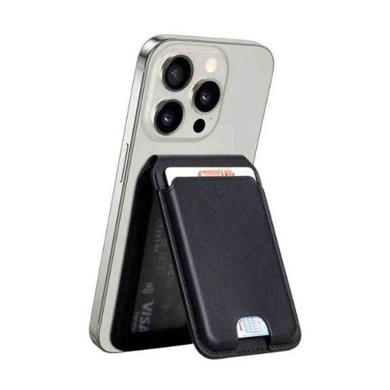 Picture of WiWU Mag Wallet Pro MW-003 PU Leather Card Holder and Stand-Blue