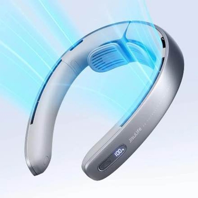 Picture of JISULIFE FA45 NeckFan Pro1 5000mAh with LED Display-Blue