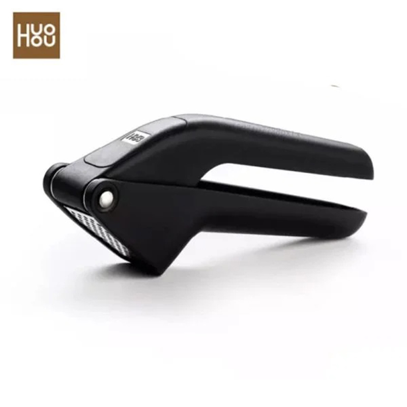 Picture of HUOHOU Kitchen Garlic Presser Manual Garlic Crusher Kitchen Tool-Black