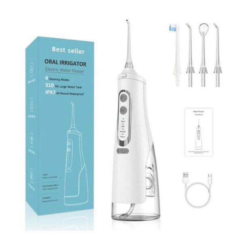 Picture of Xiaomi Oral Irrigator Rechargeable Water Flosser Portable Dental Water Jet Cleaner-White