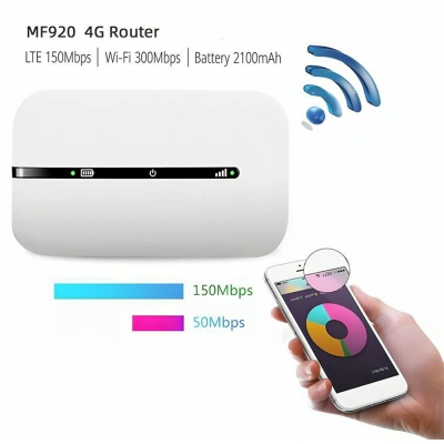 Picture of TABWD 4G Router MF920 Mobile Wi-Fi Router-White
