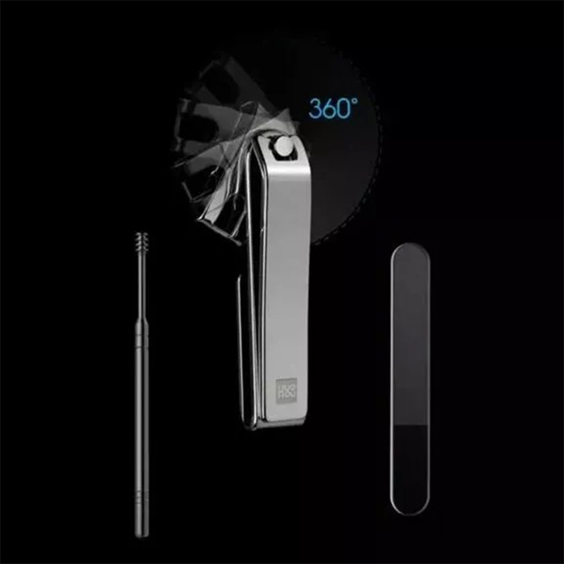 Picture of Huohou No Splash Nail Clippers Set with Metal Case-Black