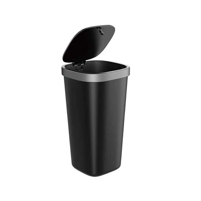 Picture of WiWU Ergonomic Spring Cover Design Trash Can-Black