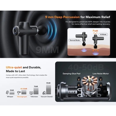Picture of MERACH 9D Mini Massage Gun (MR-M010B2)-Black
