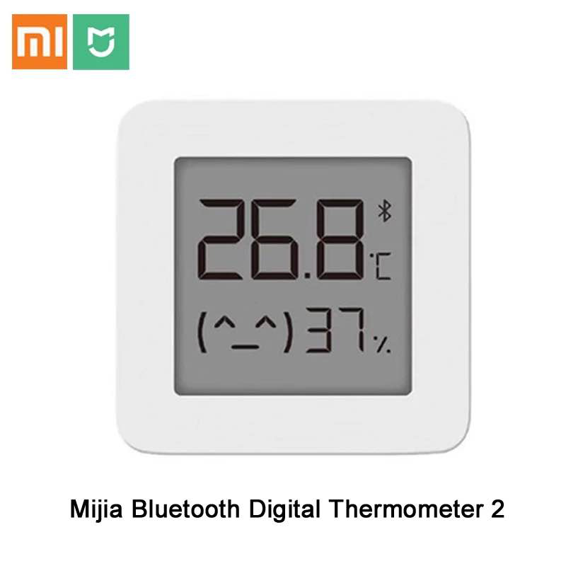 Picture of Xiaomi Smart LCD Screen Digital Thermometer 2 Wifi Bluetooth Temperature Humidity Sensor-White