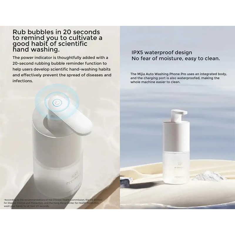 Picture of Xiaomi Mijia Automatic Soap Dispenser Pro Rechargeable Auto Induction Foaming-White