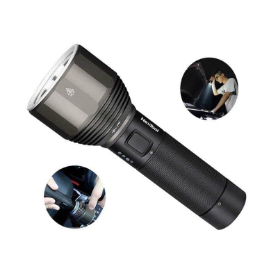Picture of Xiaomi Youpin NexTool Rechargeable Flashlight 2000lm 380m 5 Modes IPX7 Waterproof LED Torch Light-Black