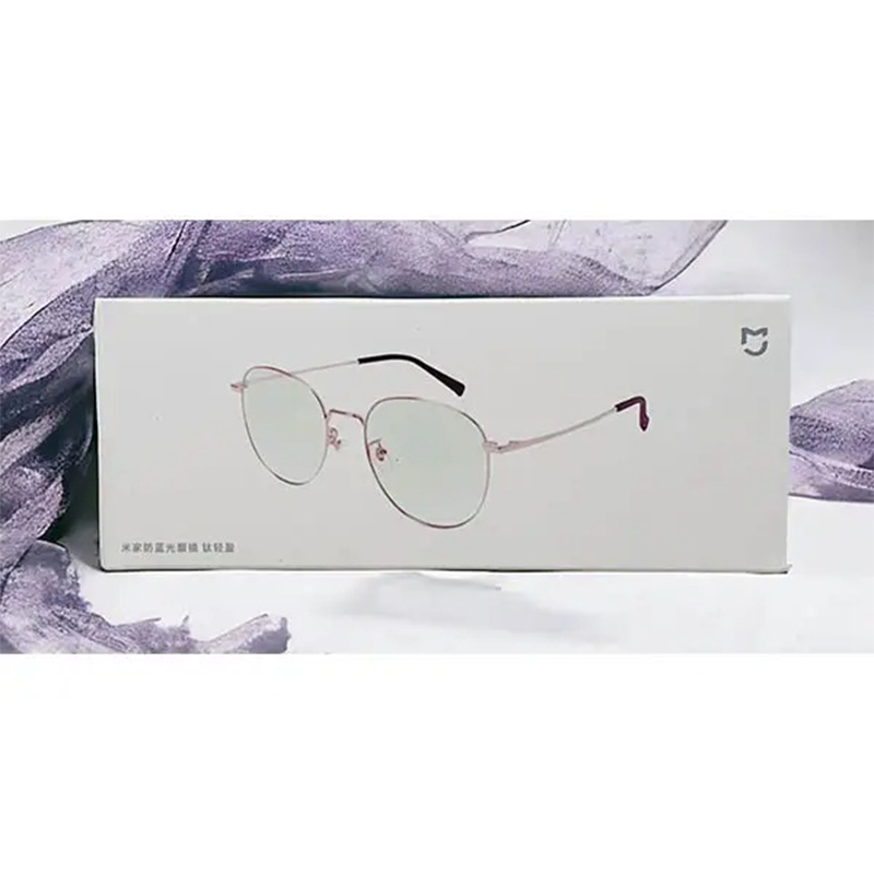 Picture of MI Computer Glasses Titanium Light Brown (HMJ01RM)-Black