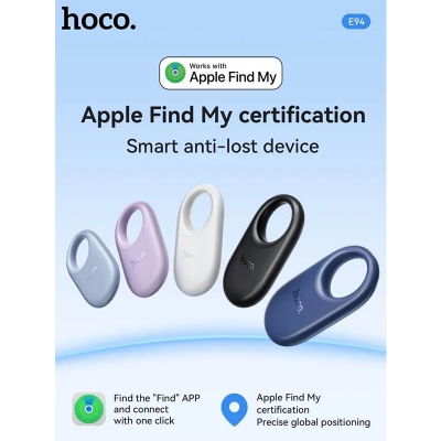 Picture of HOCO E94 AirTags Tracker Intelligent Positioning Anti-lost Device, Apple Find My Network Support-Black