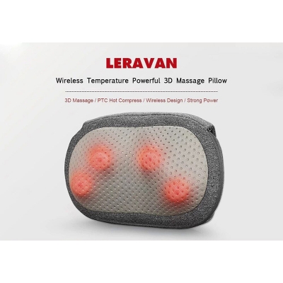 Picture of Xiaomi Lefan Smart Wireless 3D Massage Pillow One-touch Operation-Black