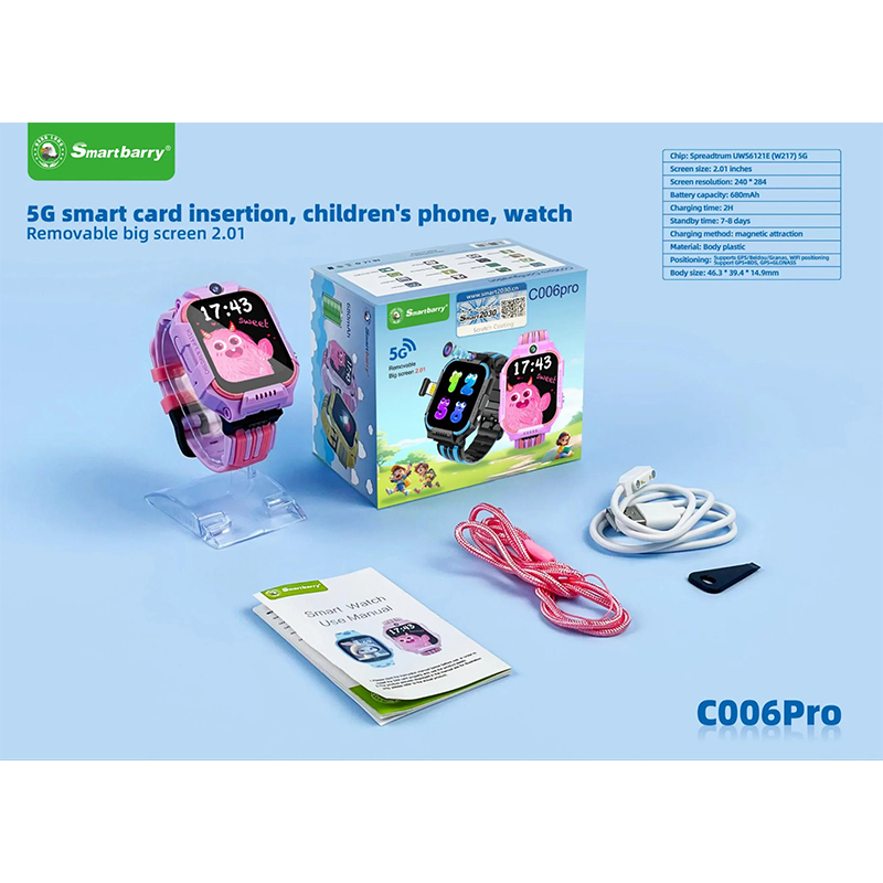 Picture of Smartwatch – C006 Pro Video Call, Real-Time finder Kids-Yellow