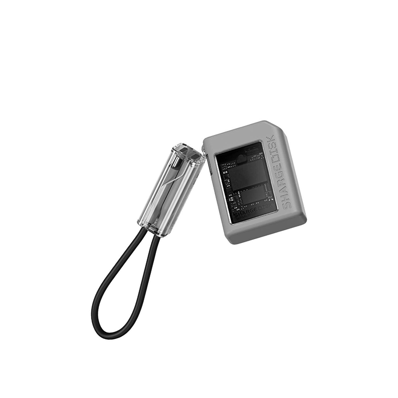Picture of SHARGE Disk M.2 NVMe SSD Enclosure With Active Cooling Fan-Grey