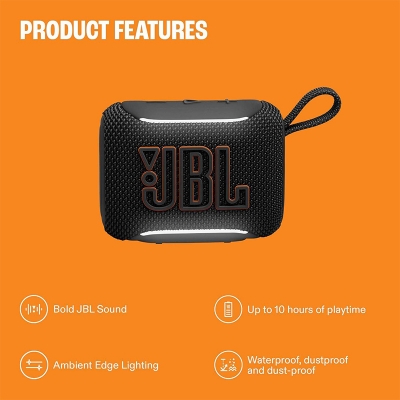 Picture of JBL Go 5 Portable AirTouch Stereo & Auracast Multi-Speaker-Red