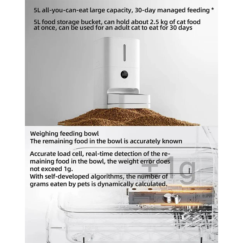 Picture of Xiaomi Mijia Smart Pet Feeder 2 HD-Large Screen-2.5 kg