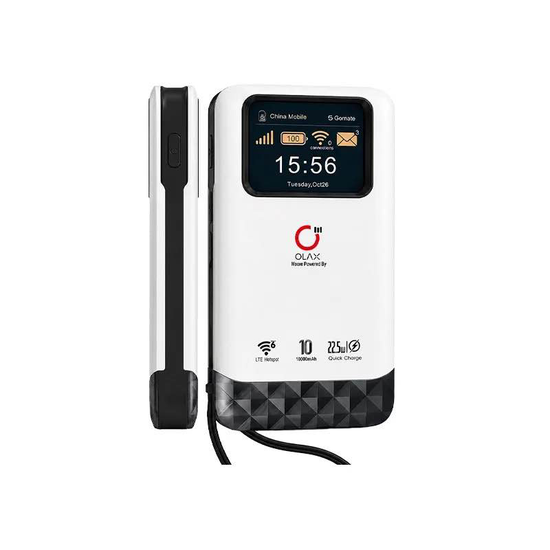 Picture of OLAX M200 GOMATE Sim Supported Pocket Router with Power Bank-Black