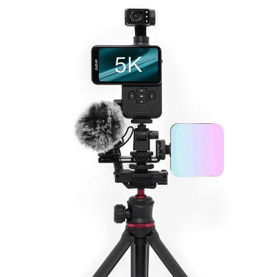 Picture of Ordro M5 5K Pocket Gimbal Camera with IR Night Vision-3-Axis Stabilized Handheld Vlog Camcorder-Black