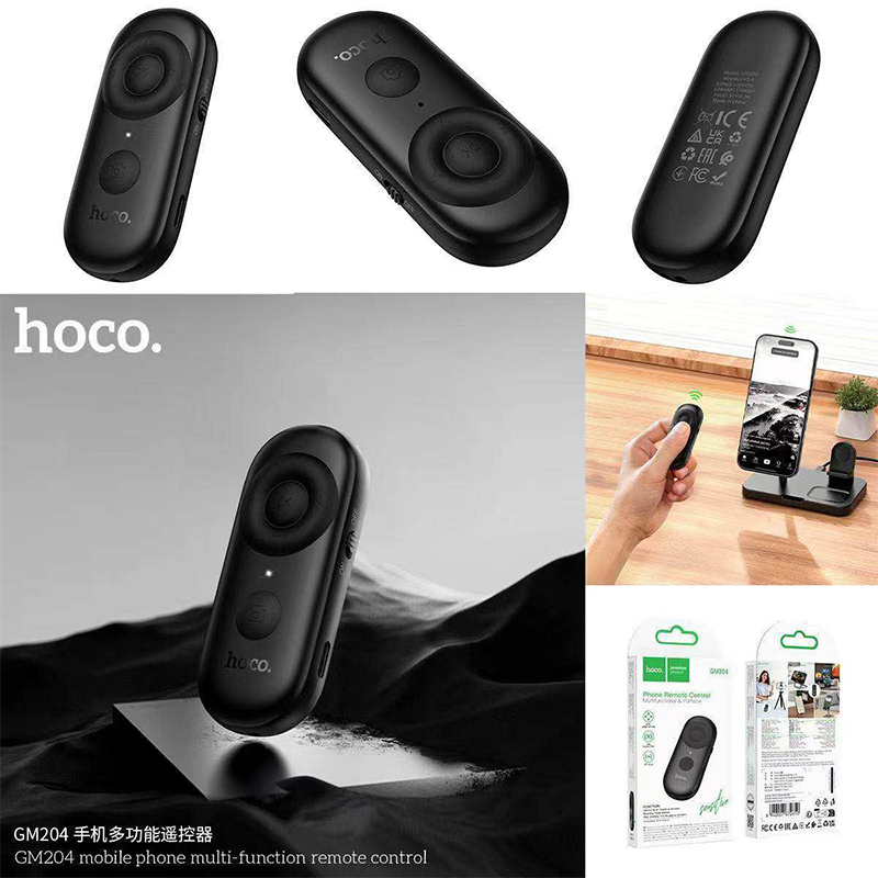 Picture of HOCO GM204 Wireless Smartphone Remote Controller-Black