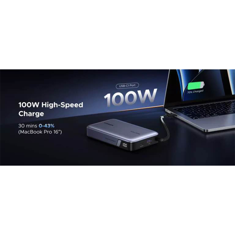 Picture of Ugreen Nexode PB551 145W 20000mAh Power Bank-Black