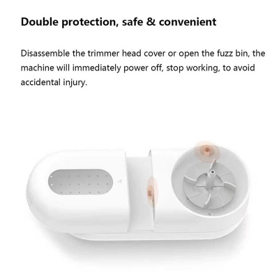 Picture of Xiaomi Portable Electric Cleaning Lint Remover Hair Ball Trimmer-White