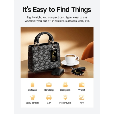 Picture of HOCO E92 Smart Tag Find My Anti-Lost Device-Black